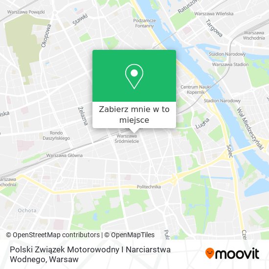 Mapa Polski Związek Motorowodny I Narciarstwa Wodnego