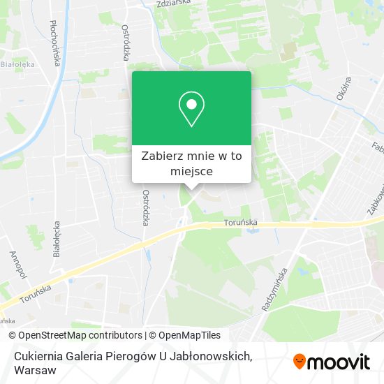 Mapa Cukiernia Galeria Pierogów U Jabłonowskich