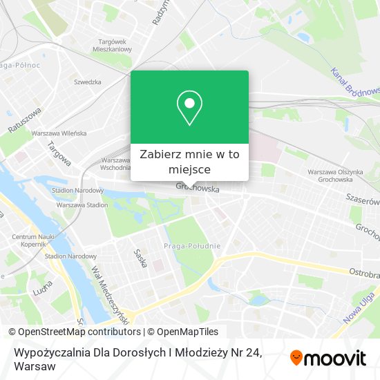 Mapa Wypożyczalnia Dla Dorosłych I Młodzieży Nr 24