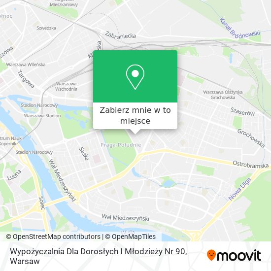 Mapa Wypożyczalnia Dla Dorosłych I Młodzieży Nr 90