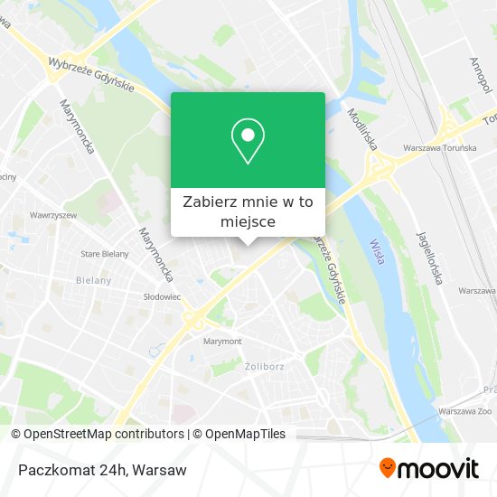 Mapa Paczkomat 24h