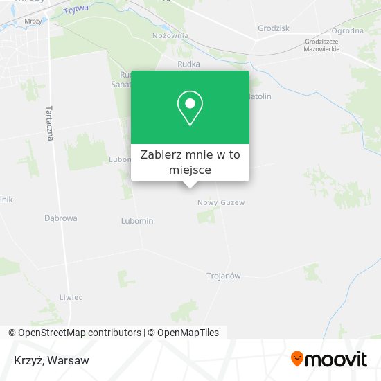 Mapa Krzyż