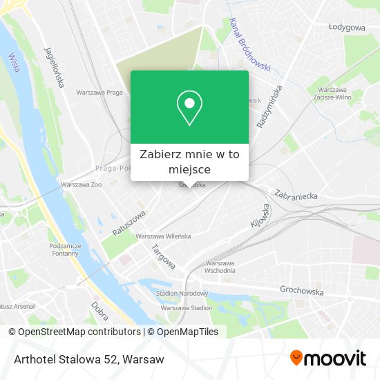 Mapa Arthotel Stalowa 52