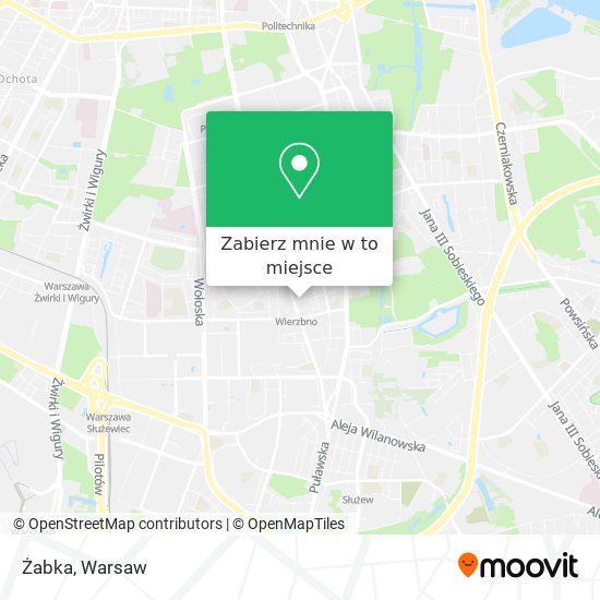 Mapa Żabka