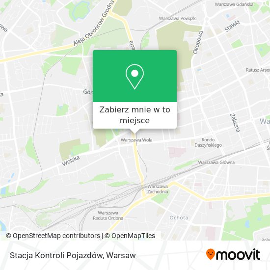 Mapa Stacja Kontroli Pojazdów