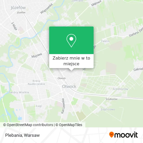 Mapa Plebania