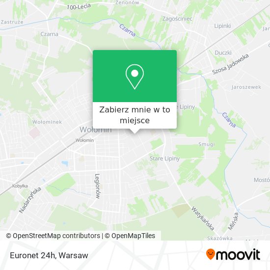 Mapa Euronet 24h