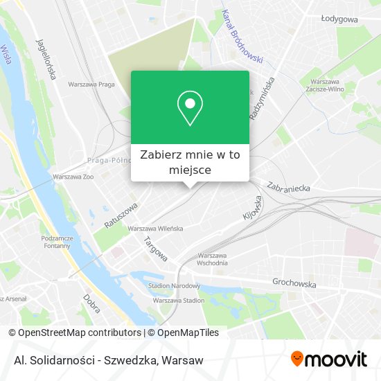 Mapa Al. Solidarności - Szwedzka