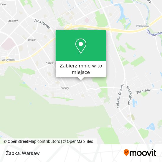 Mapa Żabka