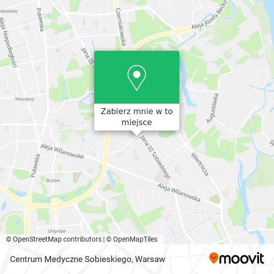 Mapa Centrum Medyczne Sobieskiego