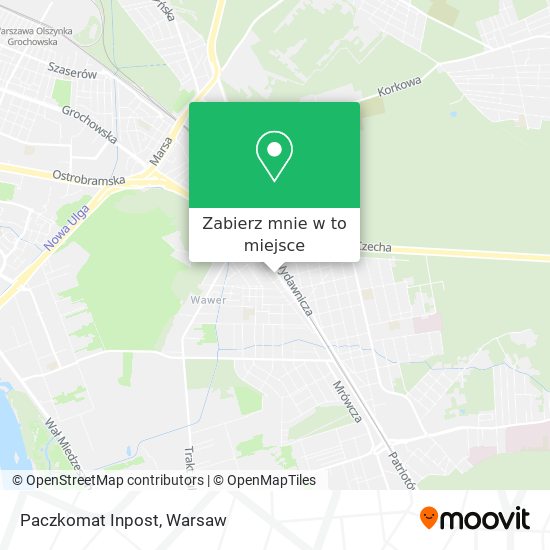 Mapa Paczkomat Inpost