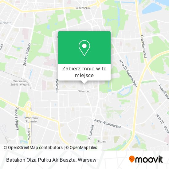 Mapa Batalion Olza Pułku Ak Baszta