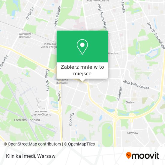 Mapa Klinika Imedi