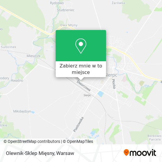 Mapa Olewnik-Sklep Mięsny