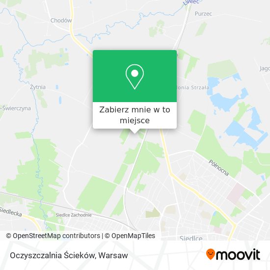 Mapa Oczyszczalnia Ścieków