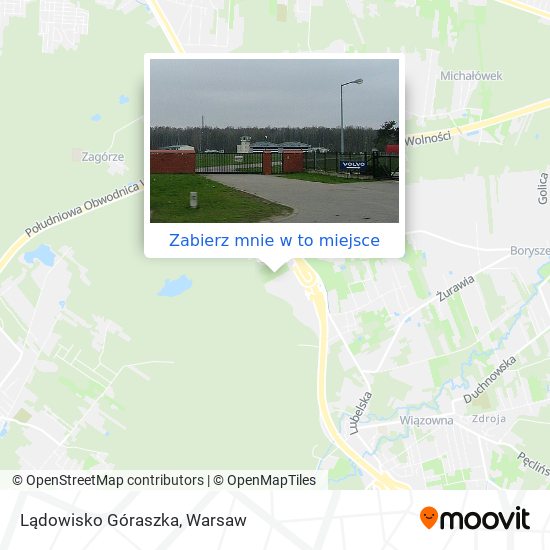 Mapa Lądowisko Góraszka