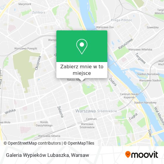 Mapa Galeria Wypieków Lubaszka