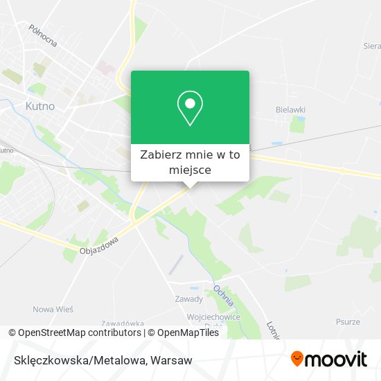 Mapa Sklęczkowska/Metalowa