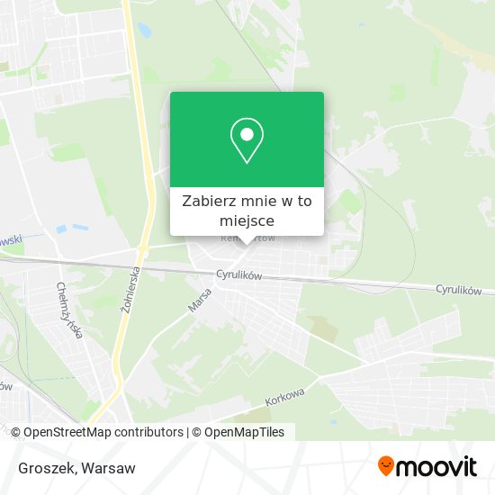 Mapa Groszek