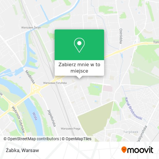 Mapa Żabka