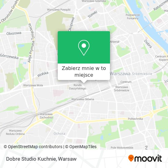 Mapa Dobre Studio Kuchnie