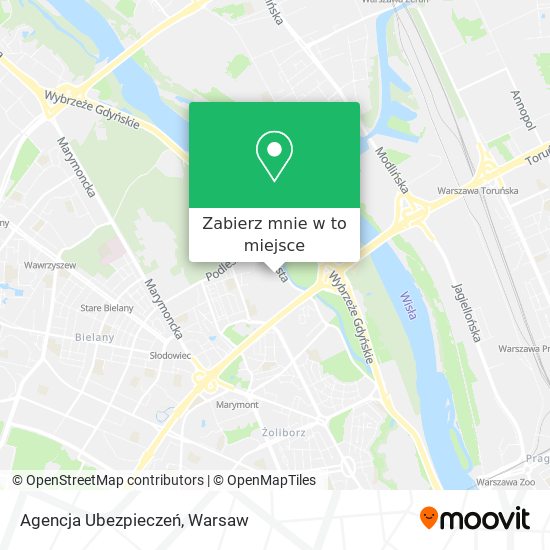 Mapa Agencja Ubezpieczeń