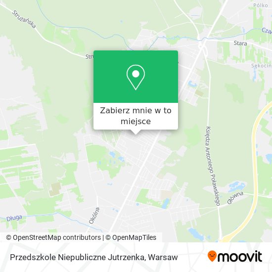 Mapa Przedszkole Niepubliczne Jutrzenka