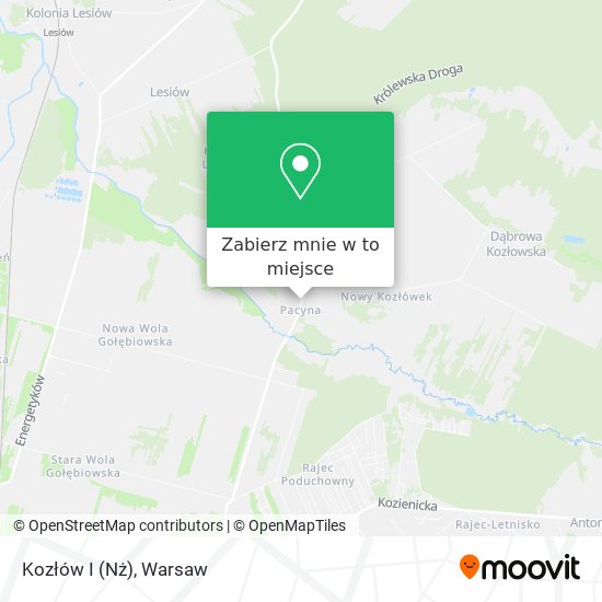 Mapa Kozłów I (Nż)