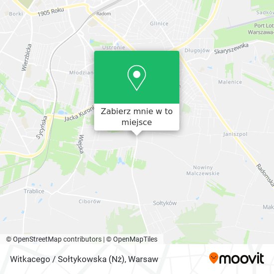 Mapa Witkacego / Sołtykowska (Nż)