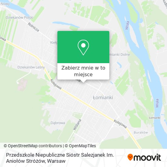 Mapa Przedszkole Niepubliczne Sióstr Salezjanek Im. Aniołów Stróżów