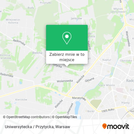 Mapa Uniwersytecka / Przytycka