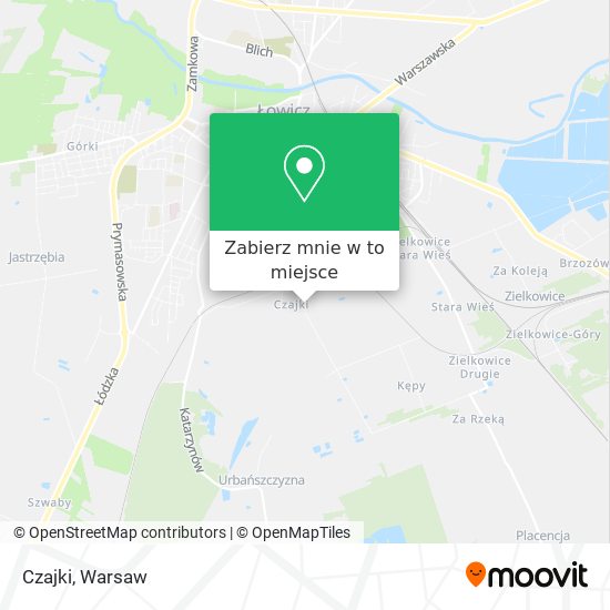 Mapa Czajki