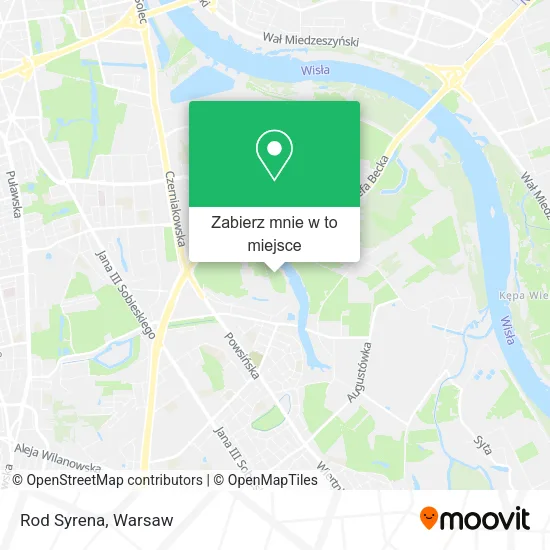 Mapa Rod Syrena