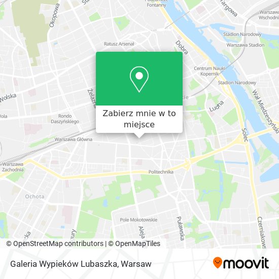 Mapa Galeria Wypieków Lubaszka