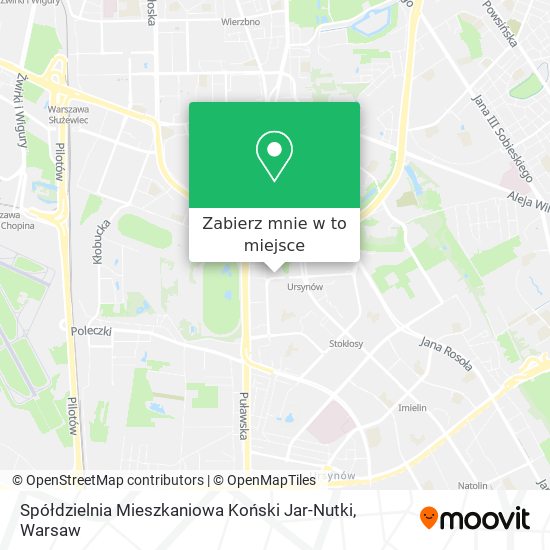 Mapa Spółdzielnia Mieszkaniowa Koński Jar-Nutki