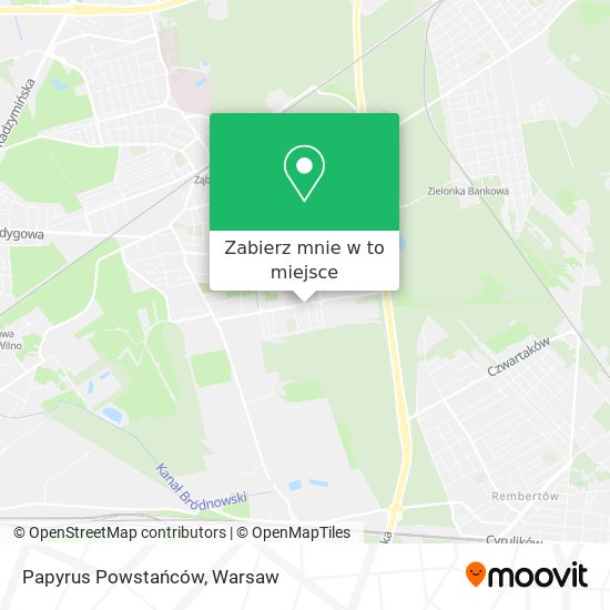 Mapa Papyrus Powstańców