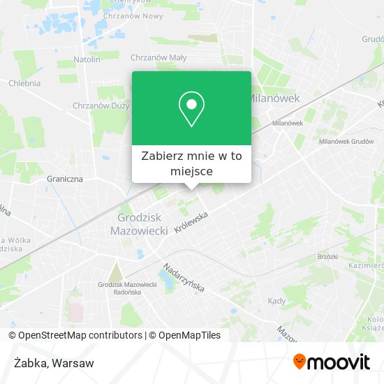 Mapa Żabka