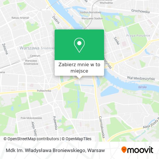 Mapa Mdk Im. Władysława Broniewskiego