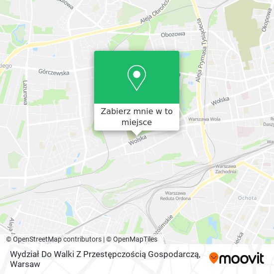 Mapa Wydział Do Walki Z Przestępczością Gospodarczą