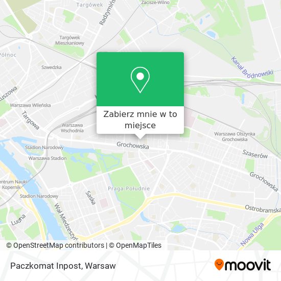 Mapa Paczkomat Inpost