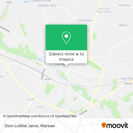 Mapa Dom Lodów Jaros