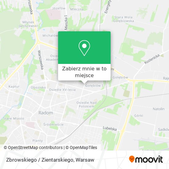 Mapa Zbrowskiego / Zientarskiego