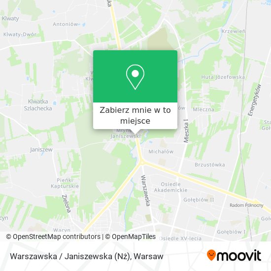 Mapa Warszawska / Janiszewska (Nż)