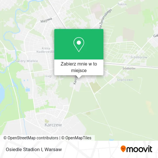 Mapa Osiedle Stadion I