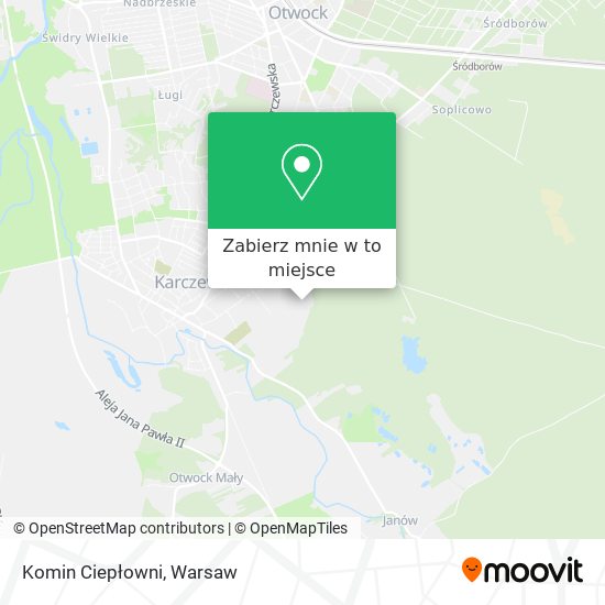 Mapa Komin Ciepłowni