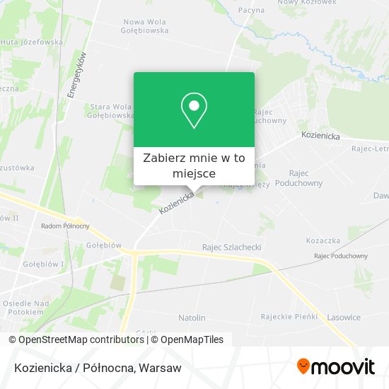 Mapa Kozienicka / Północna