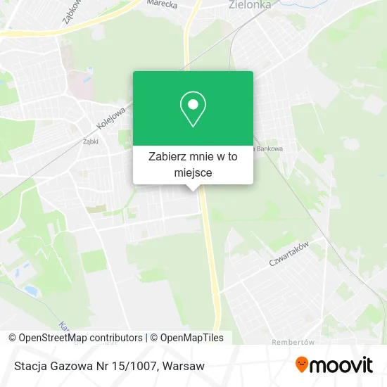 Mapa Stacja Gazowa Nr 15/1007