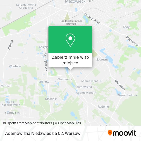 Mapa Adamowizna Niedźwiedzia 02