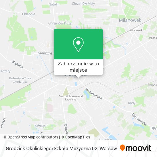 Mapa Grodzisk Okulickiego / Szkoła Muzyczna 02