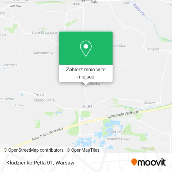 Mapa Kłudzienko Pętla 01